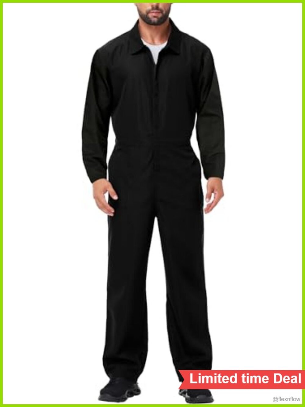 Men's Halloween Jumpsuit Costume 100% Polyester Long Sleeve Zipper Coverall
